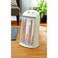 Mainstays Electric Quartz Heater with Thermostat  White  HQ-1000 - B078694C6H